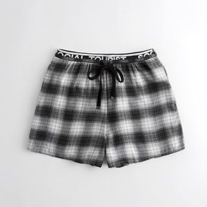 Plaid Lounge Shorts